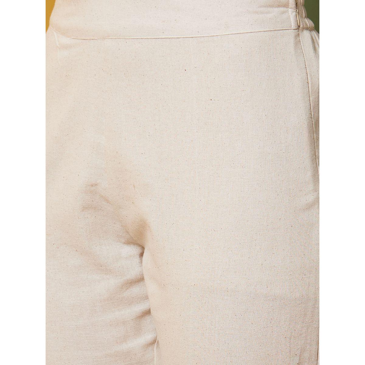 بنطال بخصر مطاطي وتفاصيل دانتيل-women-clothing-bottoms-trousers-image-4