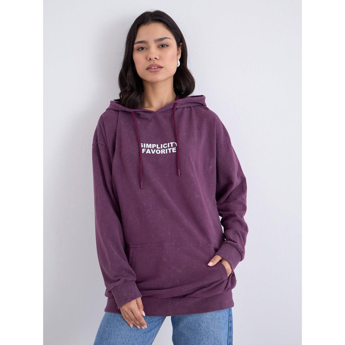 هودي طويل بطبعة كتابة-women-winterwear-hoodiesandsweatshirts-hoodies-image-3