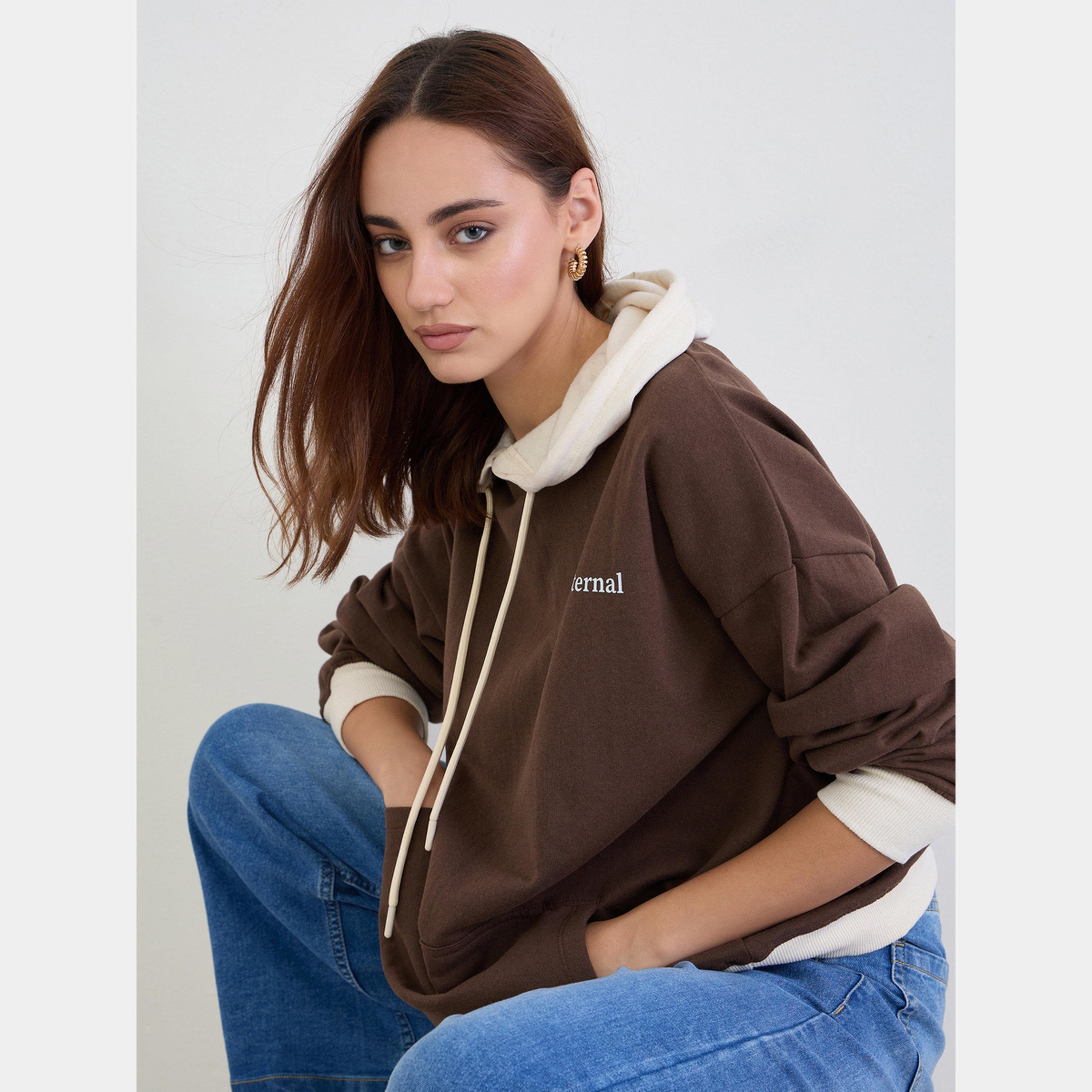 ستايلي - هودي نسائي بأكمام طويلة وياقة وغطاء رأس بألوان متعددة-women-winterwear-hoodiesandsweatshirts-hoodies-image-3