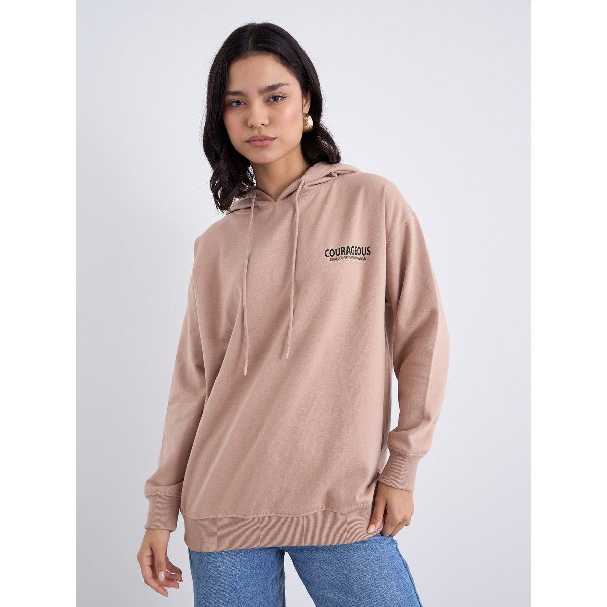 Styli Slogan Print Longline Regular Fit Hoodie-women-winterwear-hoodiesandsweatshirts-hoodies-image-3