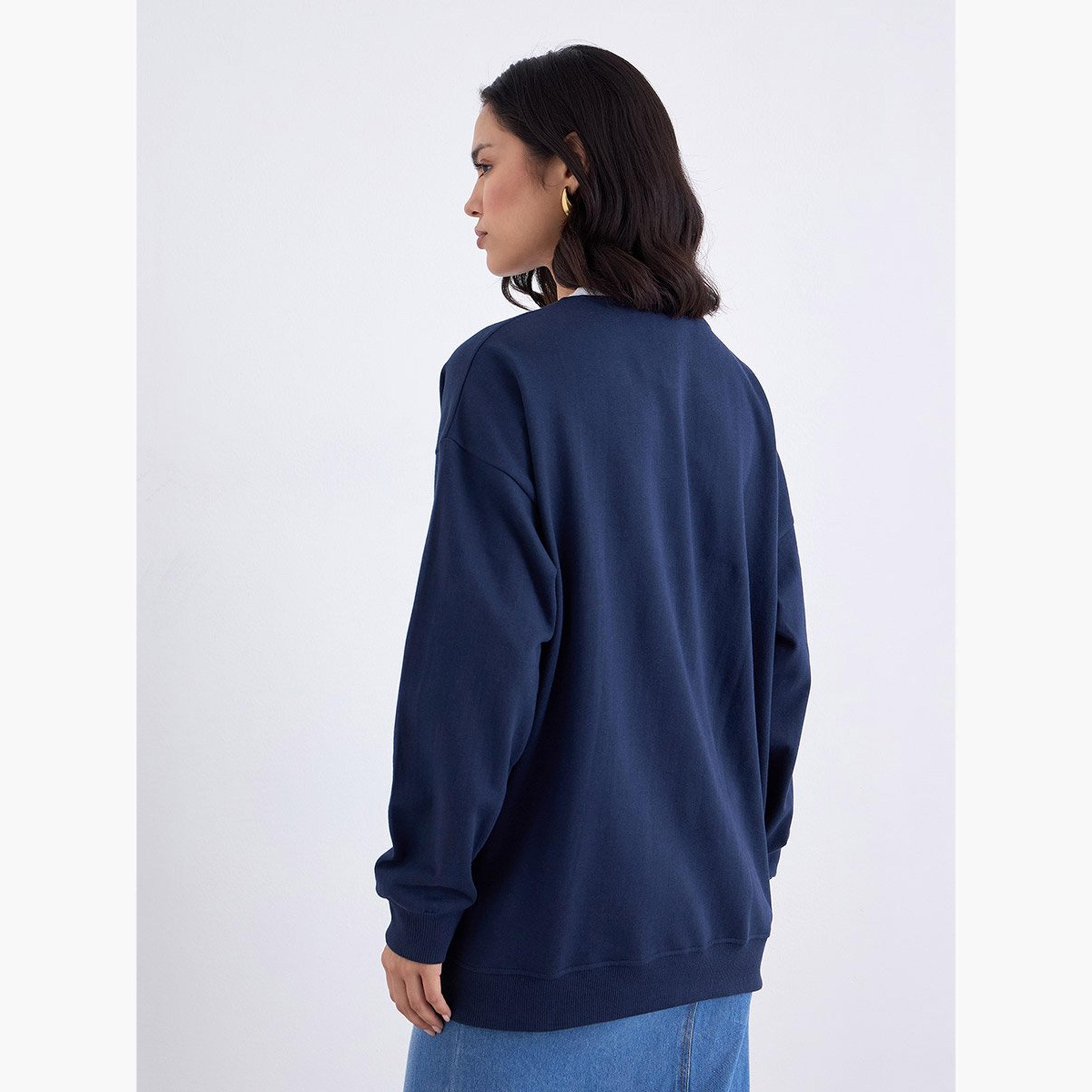 Styli New Jersey Print Round Neck Long Sleeves Women's Sweatshirt-women-clothing-hoodiesandsweatshirts-sweatshirts-image-5