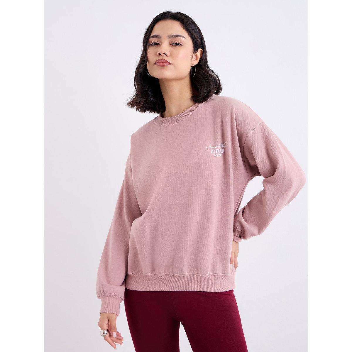 Styli Oversized Regular Length Slogan Sweatshirt-women-winterwear-hoodiesandsweatshirts-hoodies-image-3