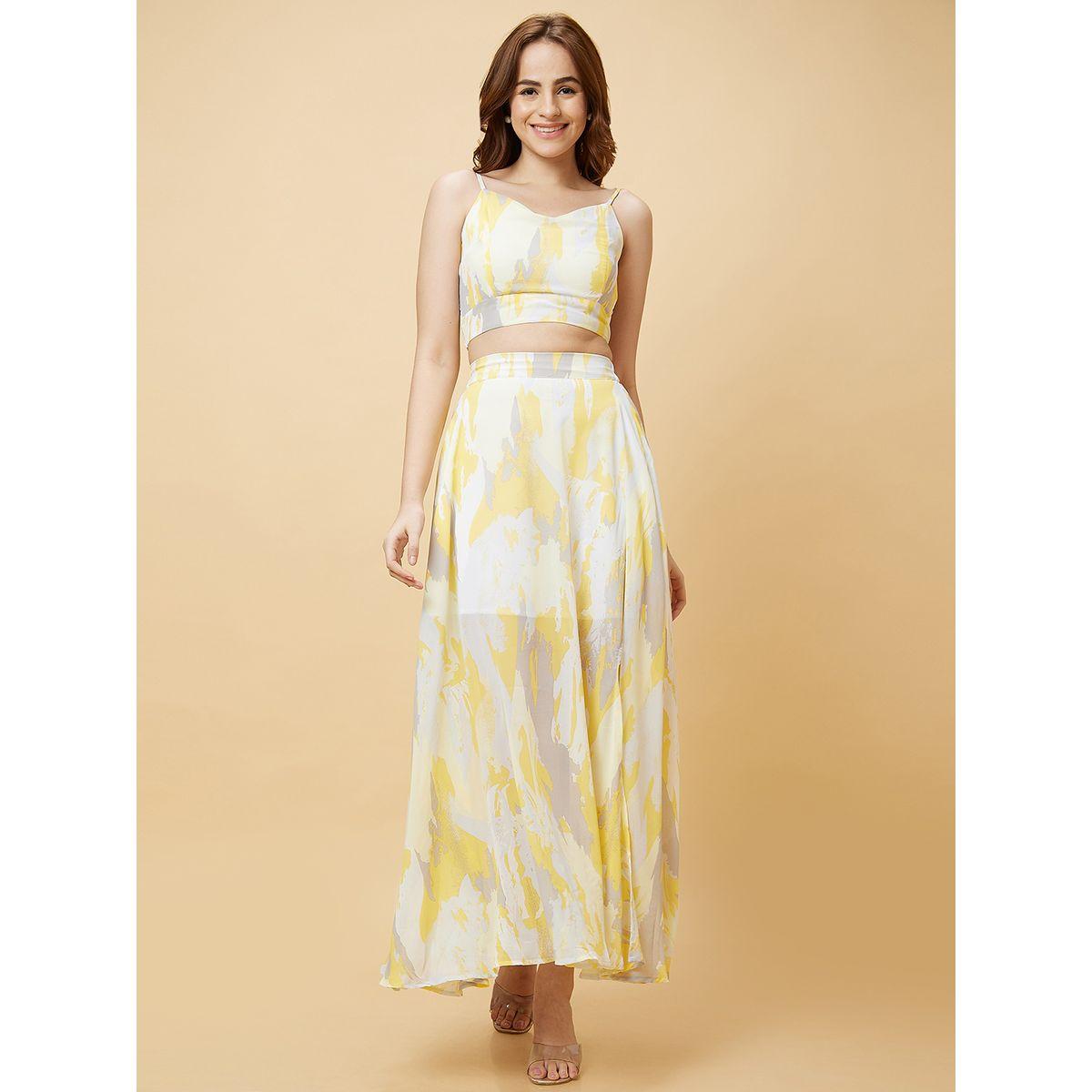 طقم منسق من تنورة طويلة وبلوزة قصيرة بحمالات-women-clothing-coordsets-image-2