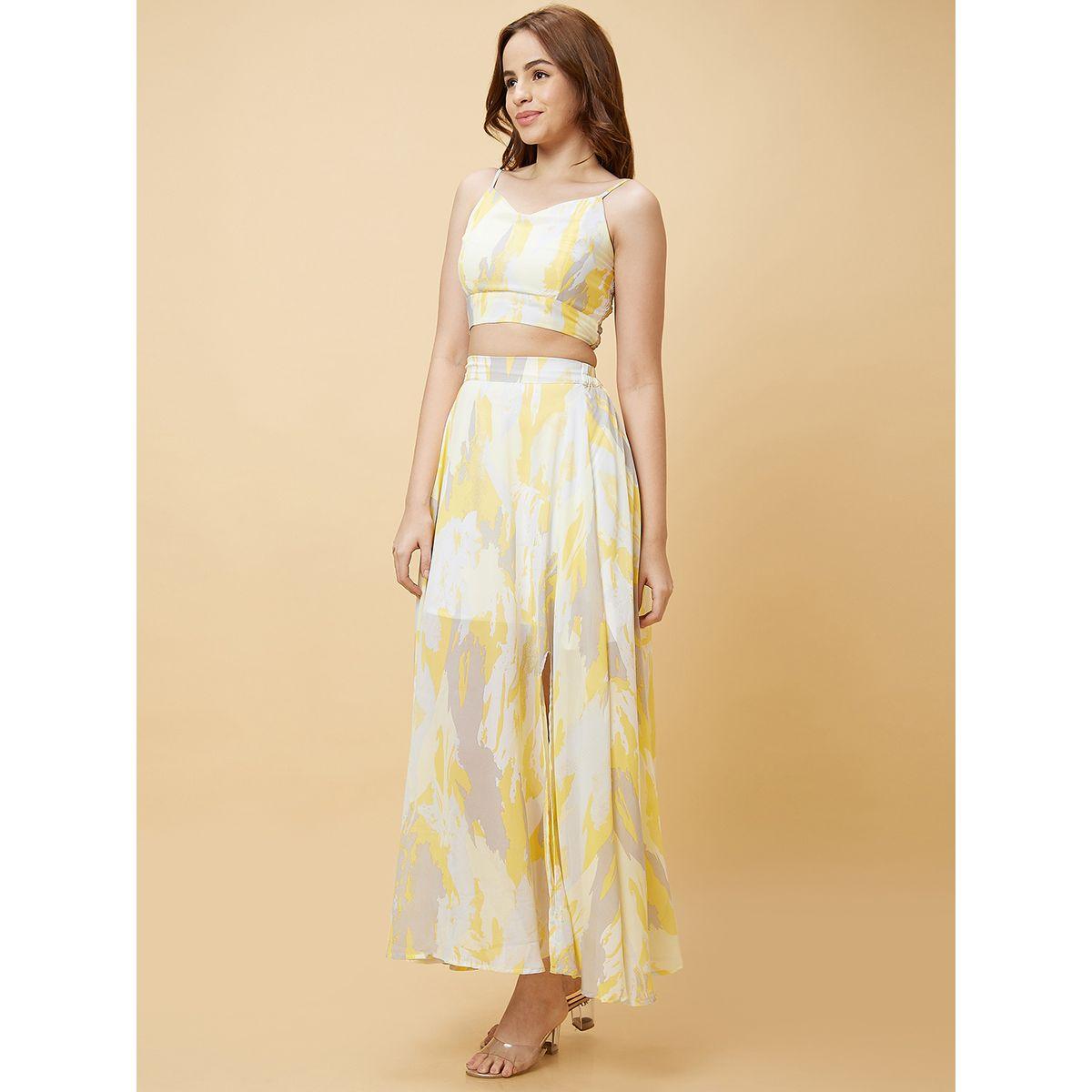 Globus X Styli Strappy Crop Top and Maxi Skirt Co-Ords-women-clothing-coordsets-image-3