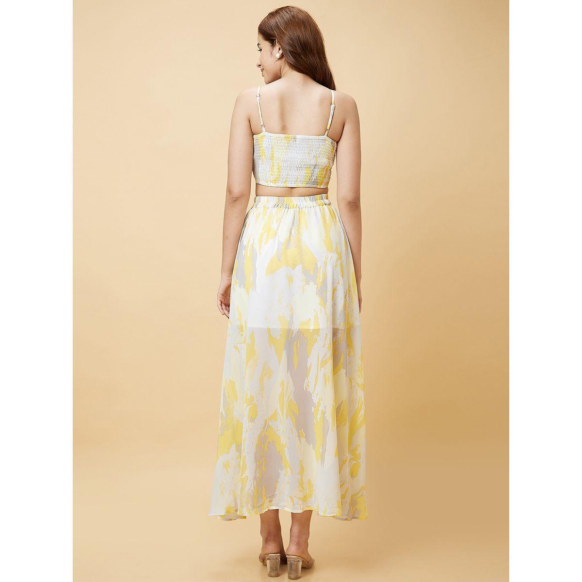Globus X Styli Strappy Crop Top and Maxi Skirt Co-Ords-women-clothing-coordsets-image-4