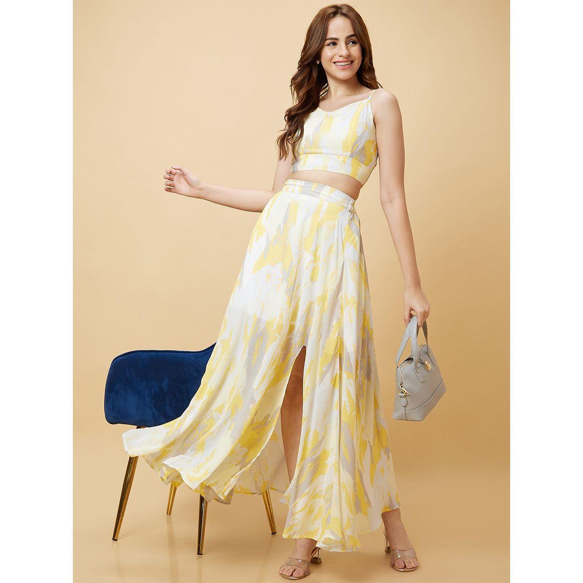 Globus X Styli Strappy Crop Top and Maxi Skirt Co-Ords-women-clothing-coordsets-image-7
