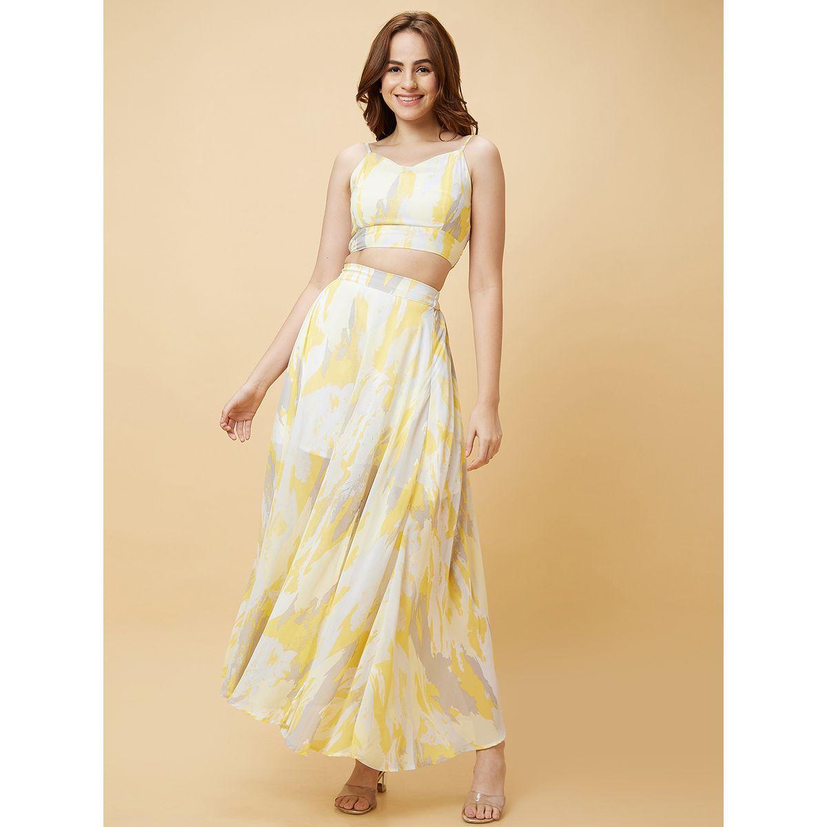 Globus X Styli Strappy Crop Top and Maxi Skirt Co-Ords-women-clothing-coordsets-image-8