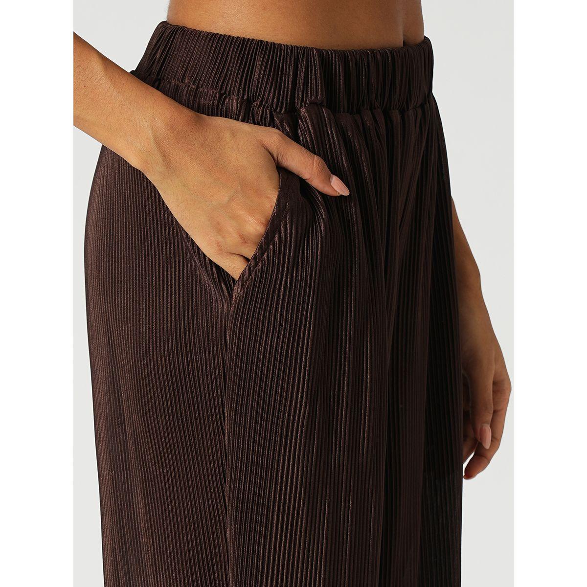 Globus X Styli Textured Striped Long Sleeve Shirt and Wide Leg Trousers Co-Ords-women-clothing-coordsets-image-5