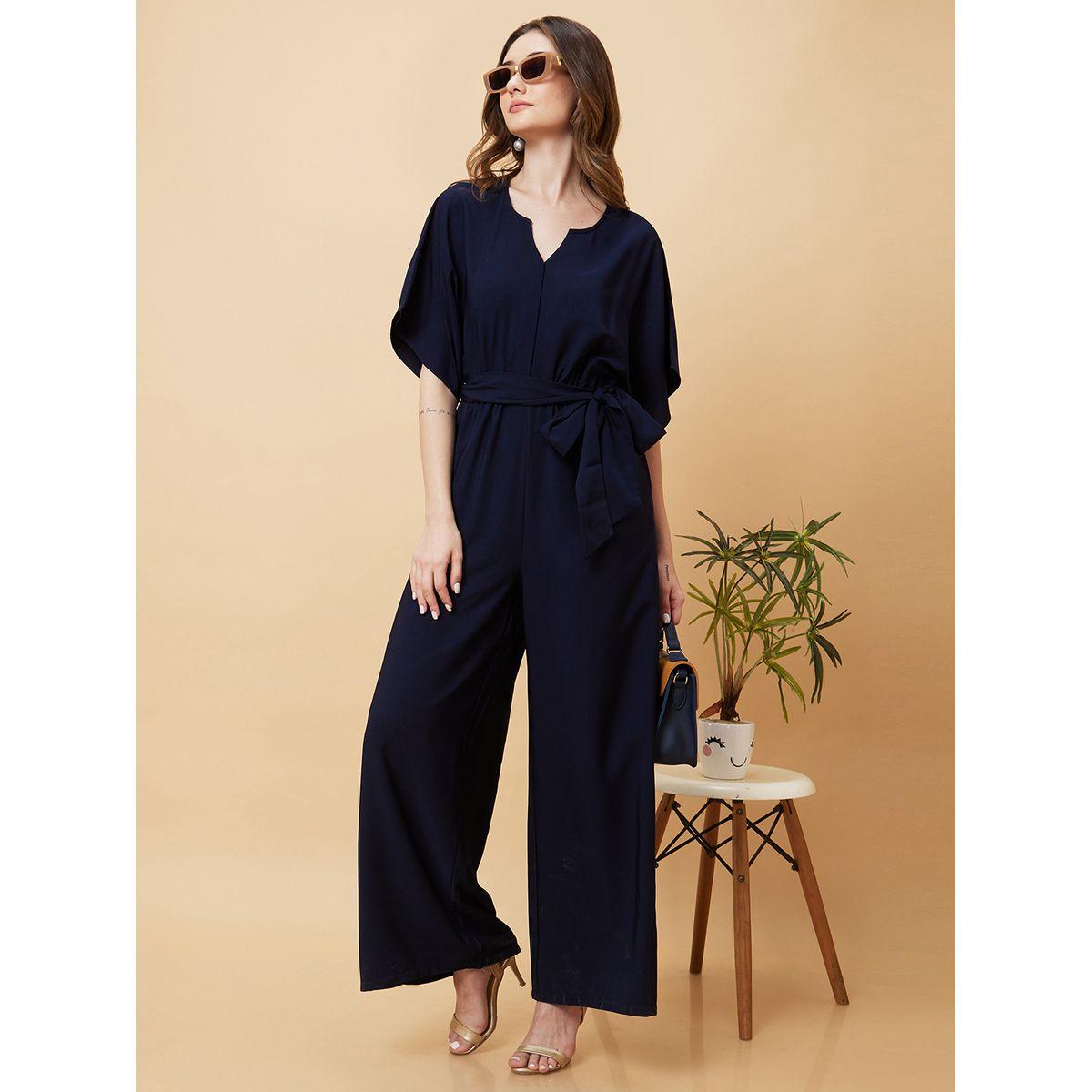 جمبسوت بأكمام كيمونو وتفاصيل ربطة خصر-women-clothing-jumpsuits-image-1