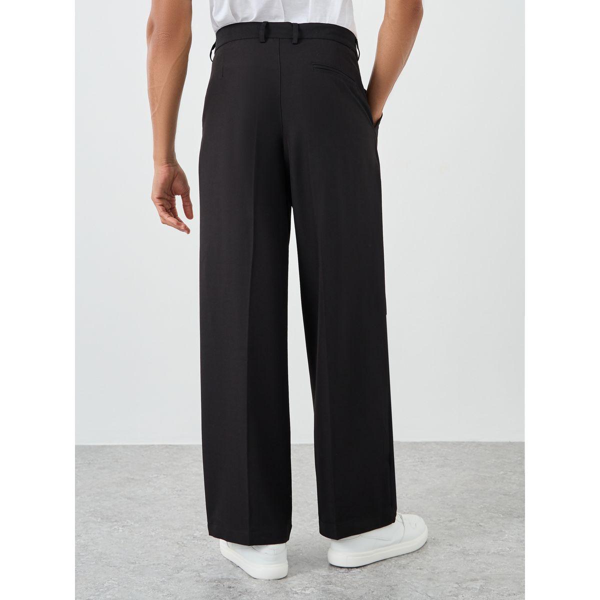 بنطال فضفاض مزين بكسرات-men-clothing-bottoms-trousersandchinos-trousers-image-4