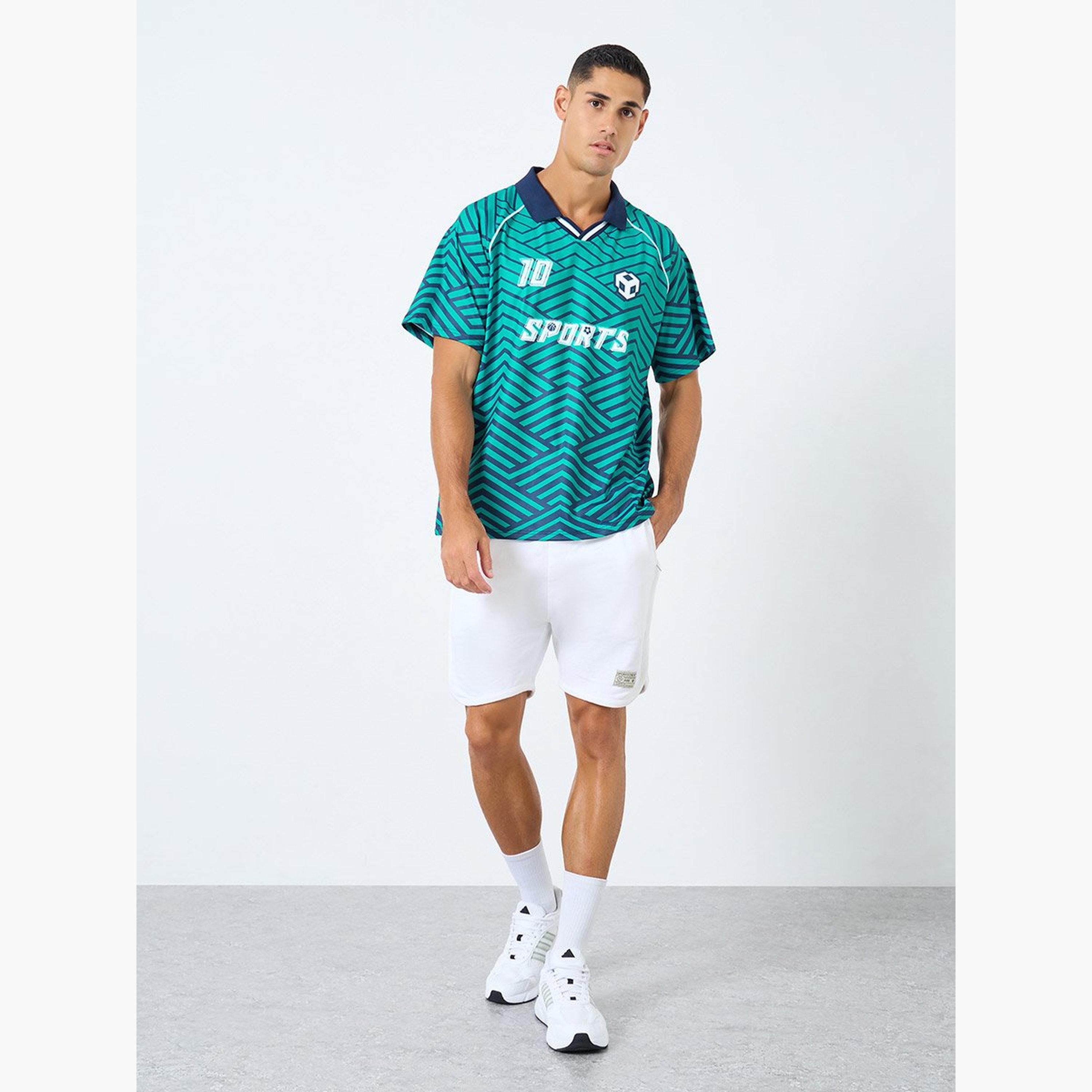 ستايلي - قميص بولو للرجال مقاس كبير بطباعة رقمية-men-clothing-sportswearandactivewear-tshirtsandpolos-image-2