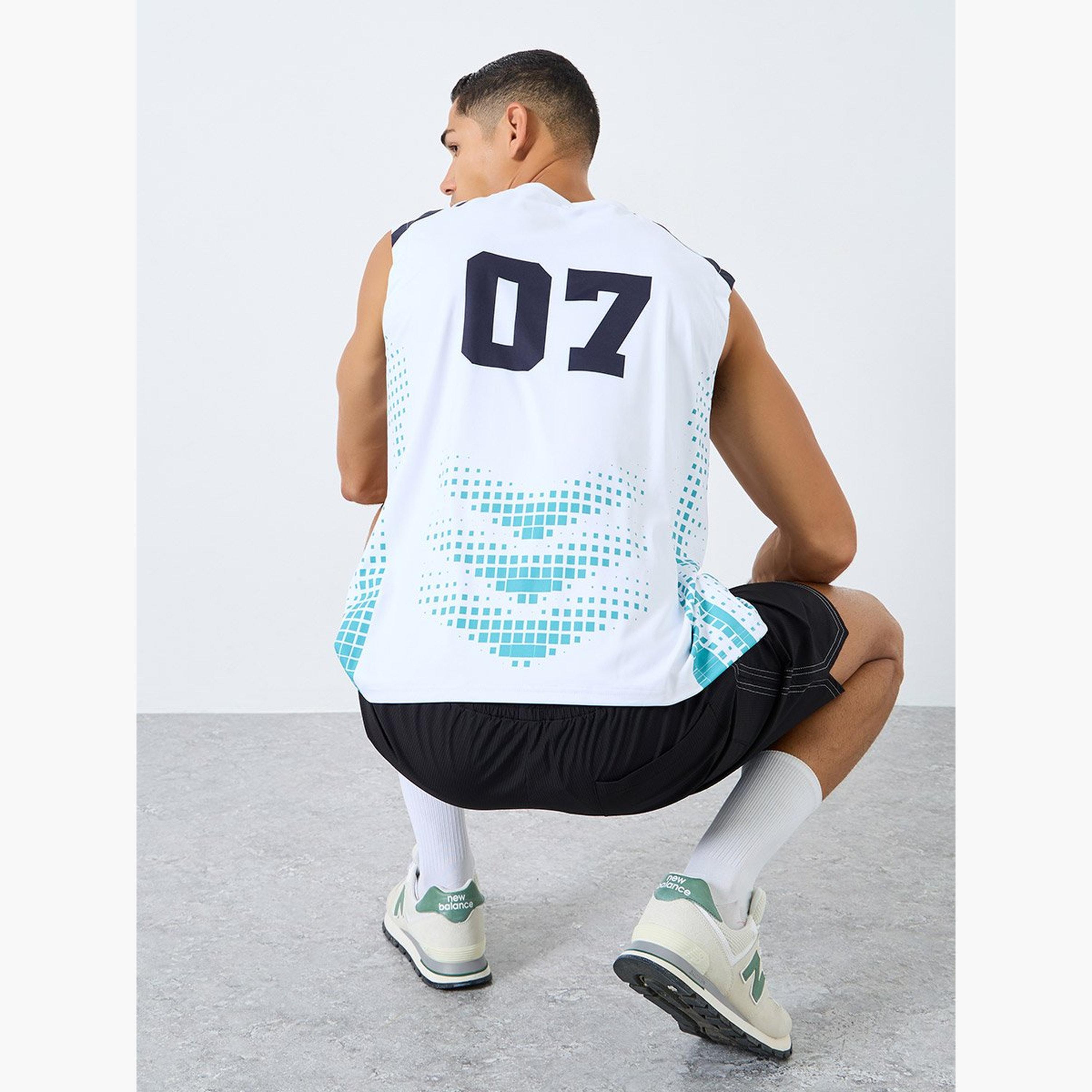 Styli Men Jersey Digital Print Tank-men-clothing-innerwear-underwear-image-2