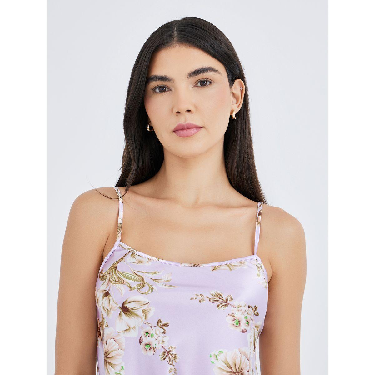 طقم من شورت بيجاما وبلوزة ساتان بحمالات-women-clothing-nightwear-pyjamas-shortsets-image-3