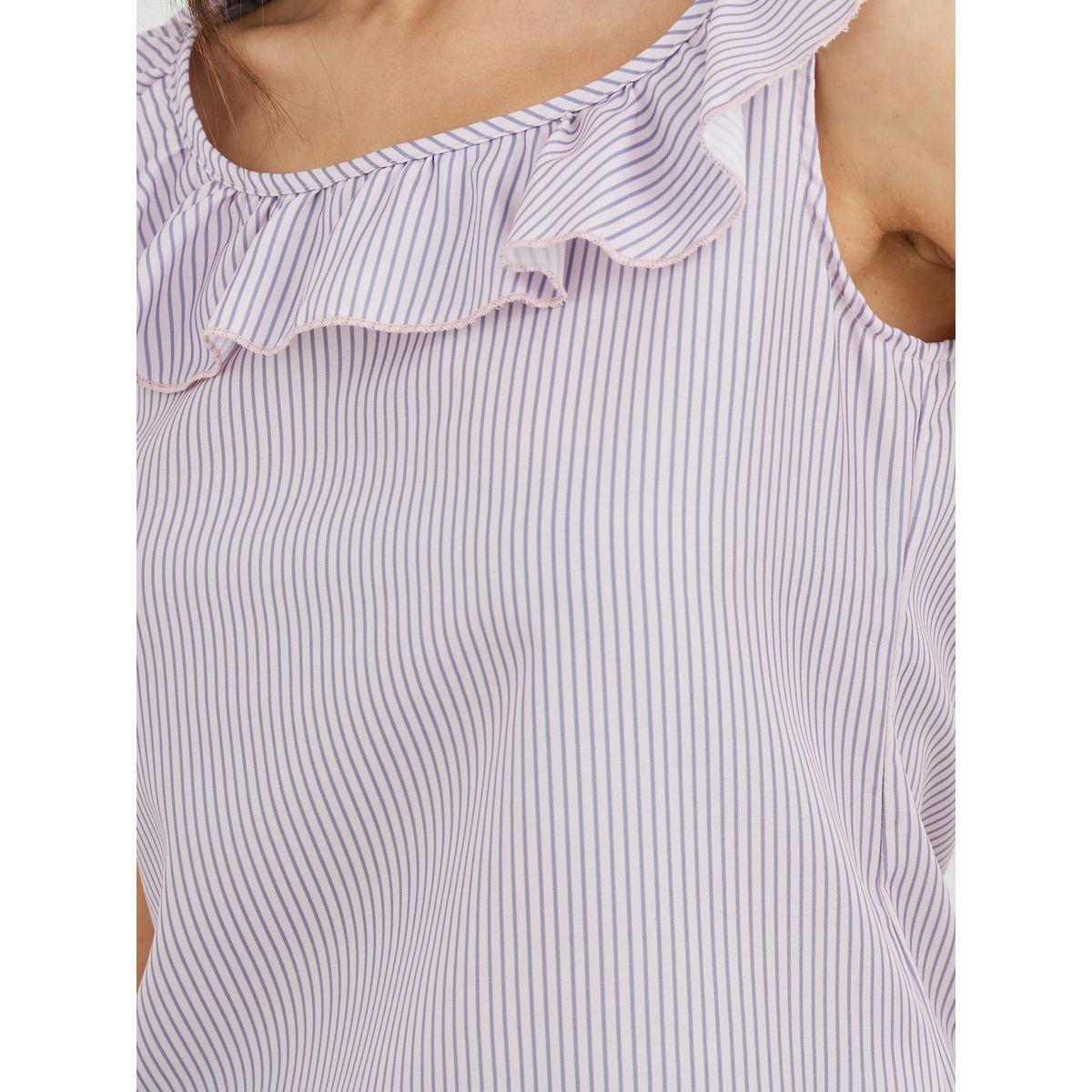 بلوزة مخططة بلا أكمام مع كشكش-women-clothing-shirtsandblouses-blouses-image-5