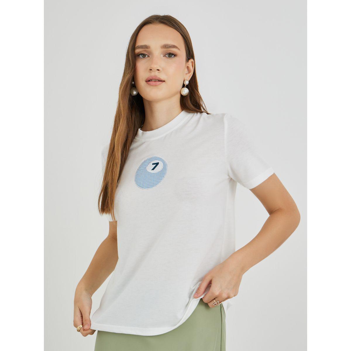 Styli Embroidered Round Neck T-Shirt-women-clothing-tshirts-image-1