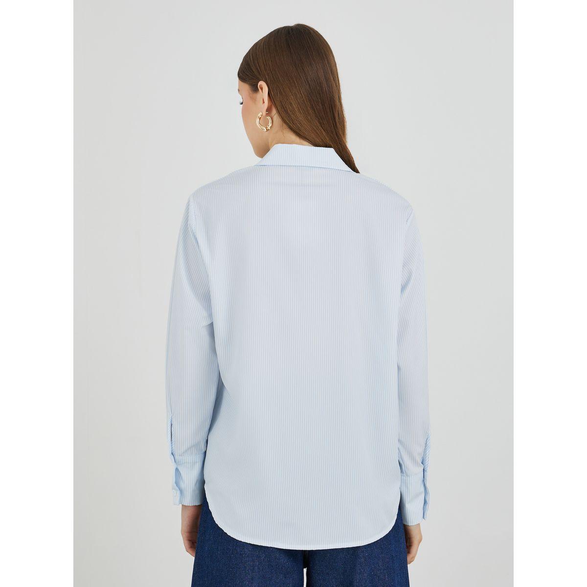 بلوزة فضفاضة بطبعة زهور وأكمام طويلة-women-clothing-shirtsandblouses-shirts-image-4