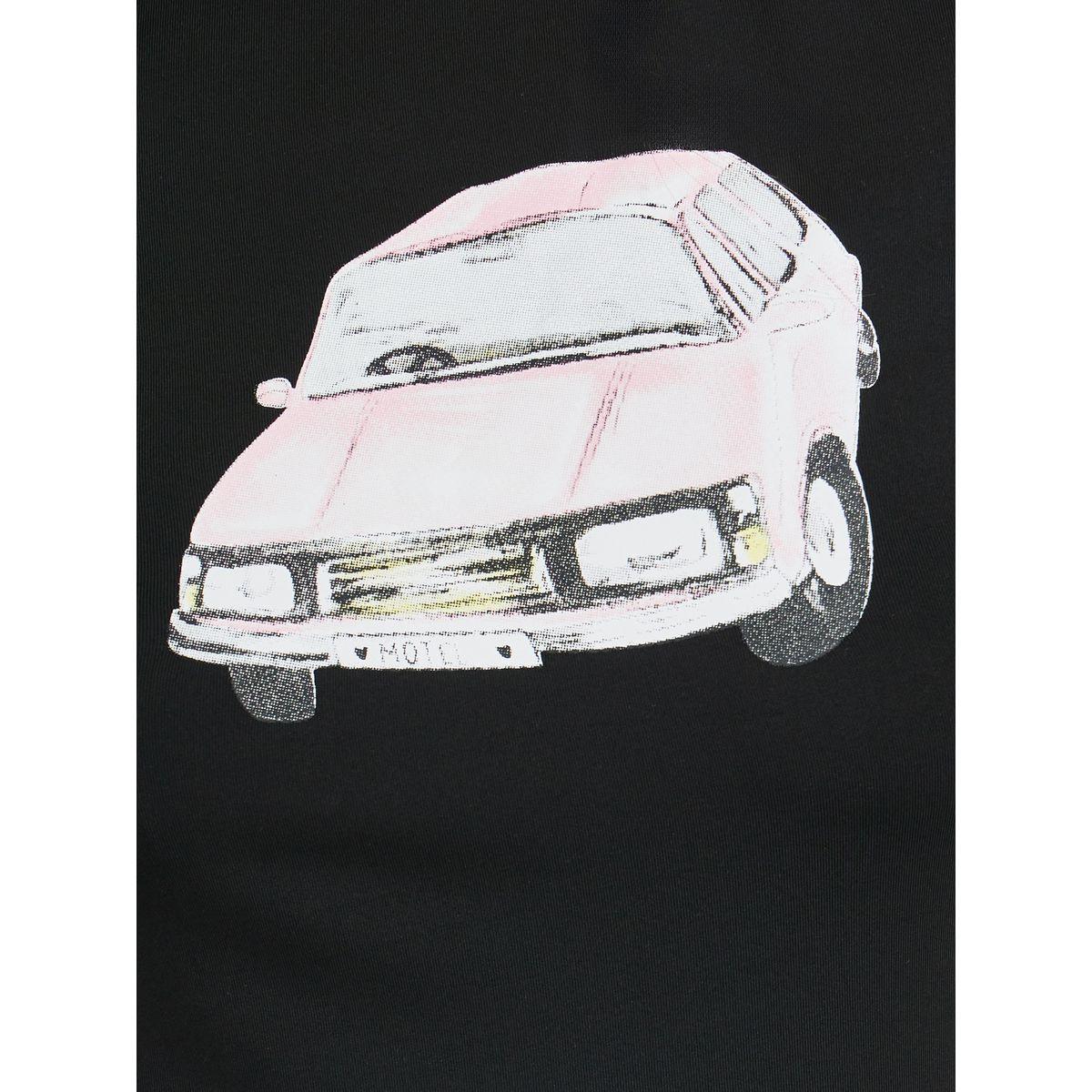 Styli Vintage Car Print Slim Fit T-Shirt-women-clothing-tshirts-image-4