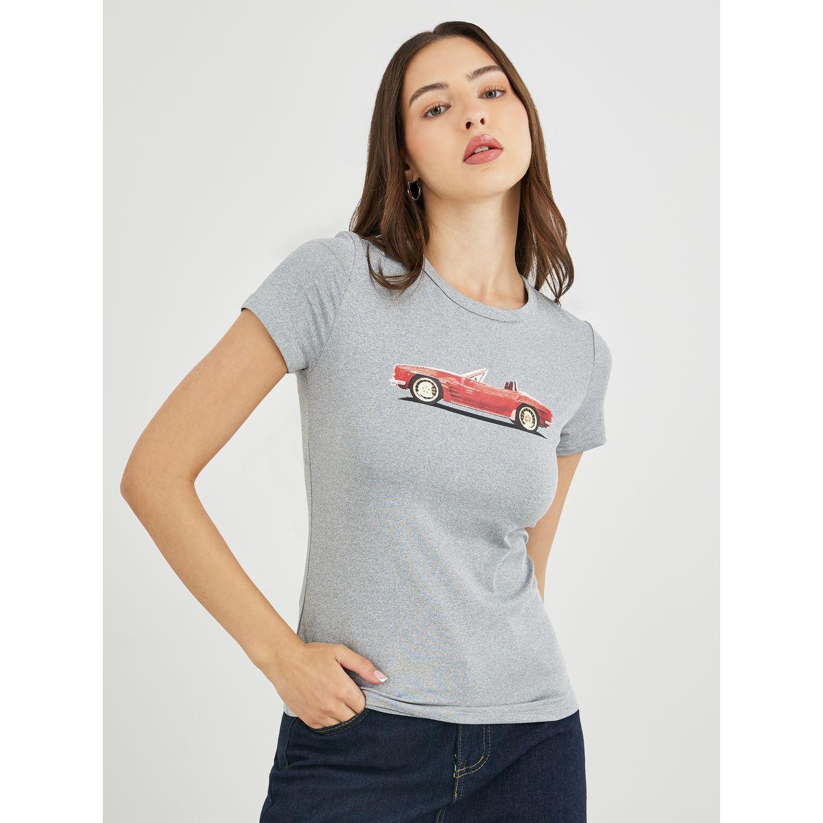تيشيرت بطبعة جرافيك وقصة سليم فيت-women-clothing-tshirts-image-3
