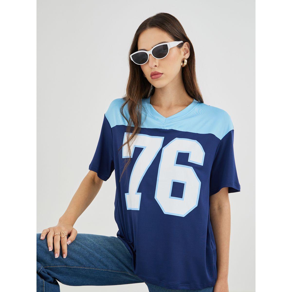 Styli Slogan Print Short Sleeve T-Shirt-women-clothing-tshirts-image-1