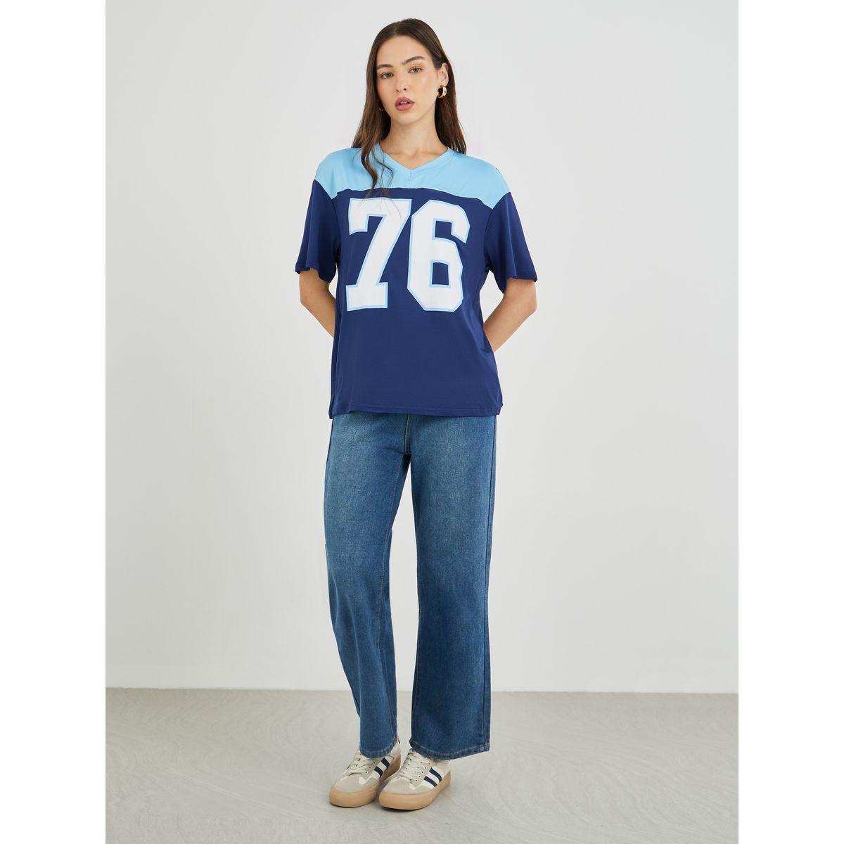 Styli Slogan Print Short Sleeve T-Shirt-women-clothing-tshirts-image-2
