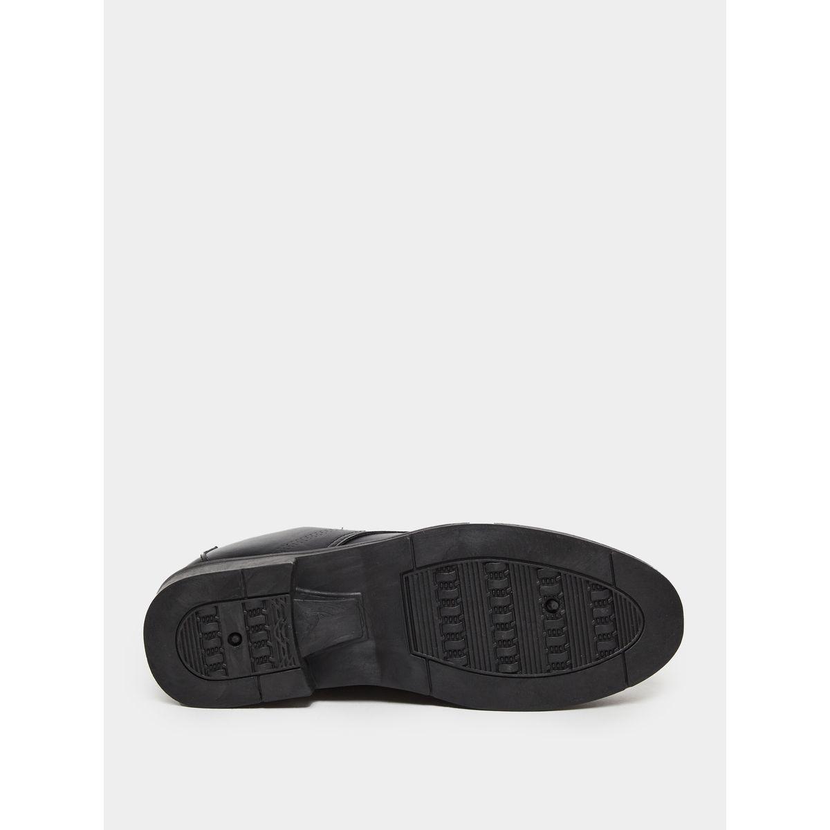 حذاء رسمي سادة سهل الارتداء بتفاصيل مدروزة-men-shoes-formalshoes-image-6