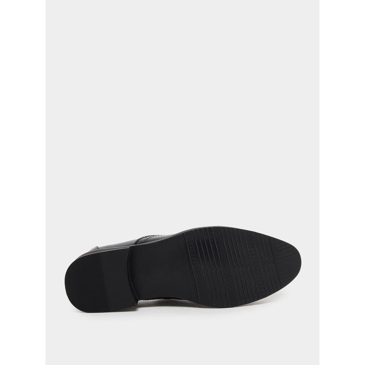 Styli Textured Pointed Toe Slip On Formal Shoes-men-shoes-loafersandmoccasins-image-6