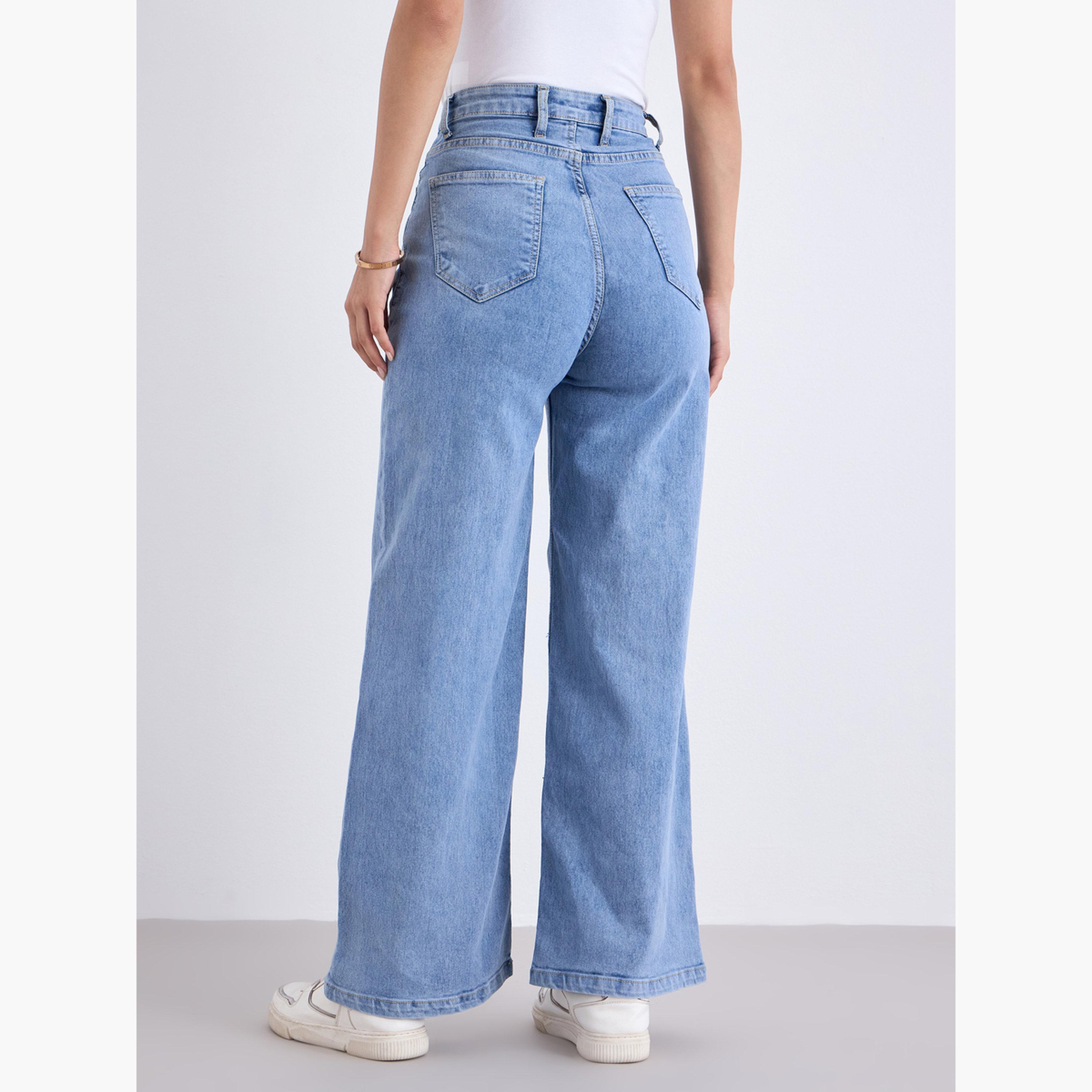 جينز أرجل واسعة وخصر عالي-women-clothing-bottoms-jeans-image-5
