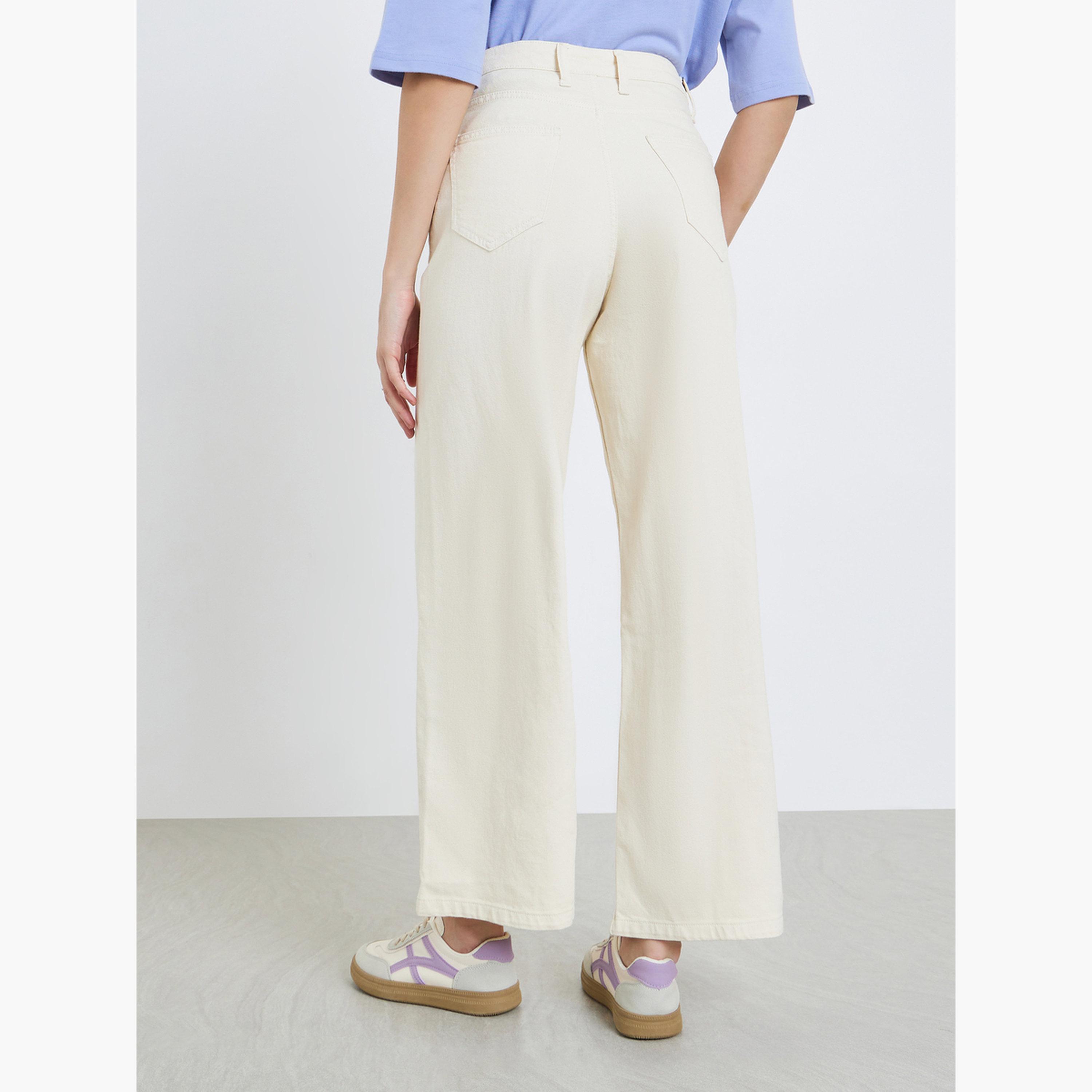 Styli Women Cream High Rise Flared Jeans-women-clothing-bottoms-jeans-image-4