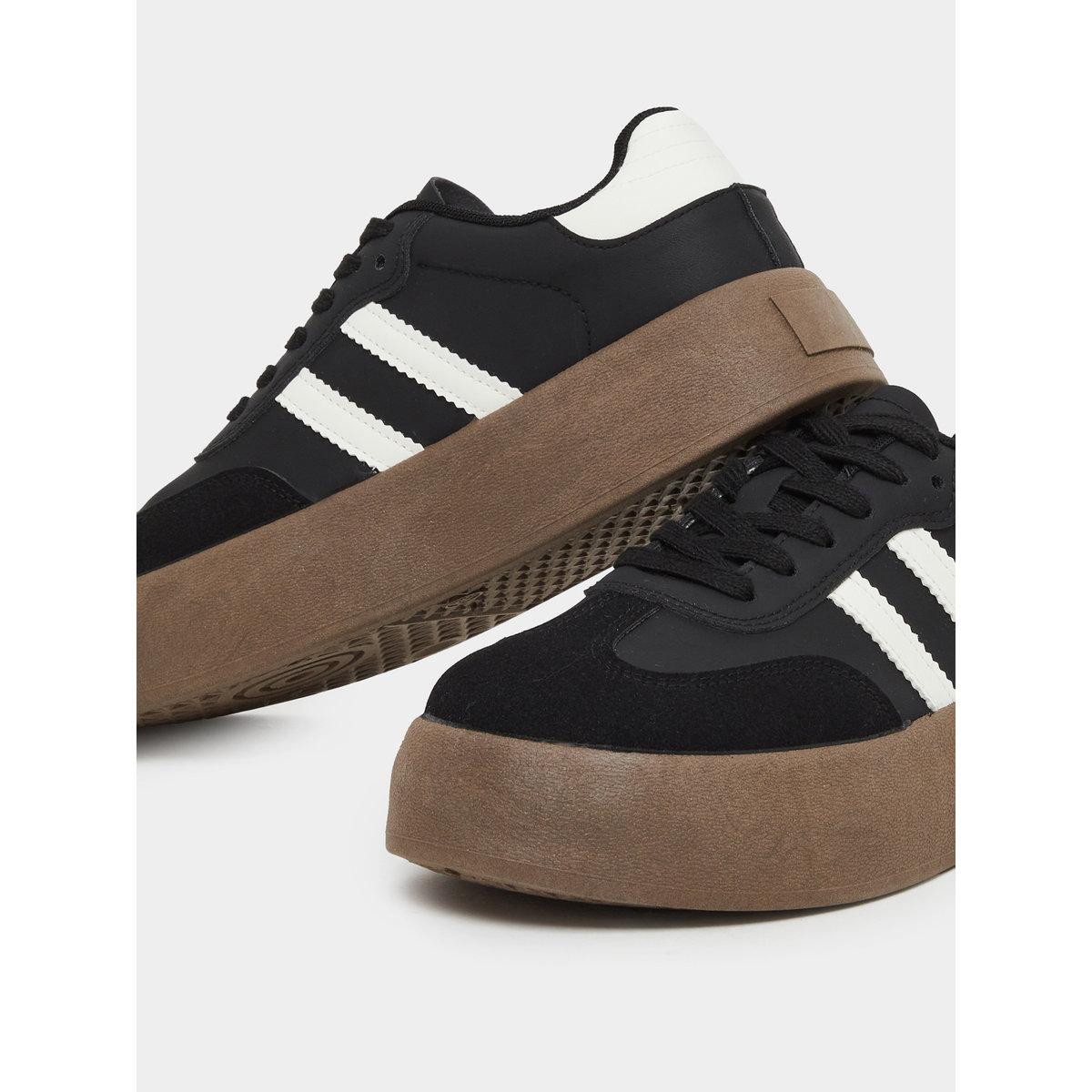 Styli Women Black Platform Sneakers-women-shoes-sneakers-image-4