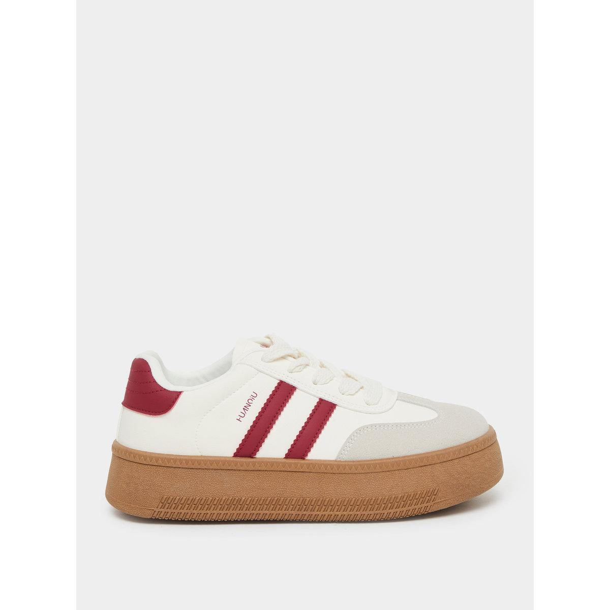 Styli Women Beige Platform Sneakers-women-shoes-sneakers-image-2