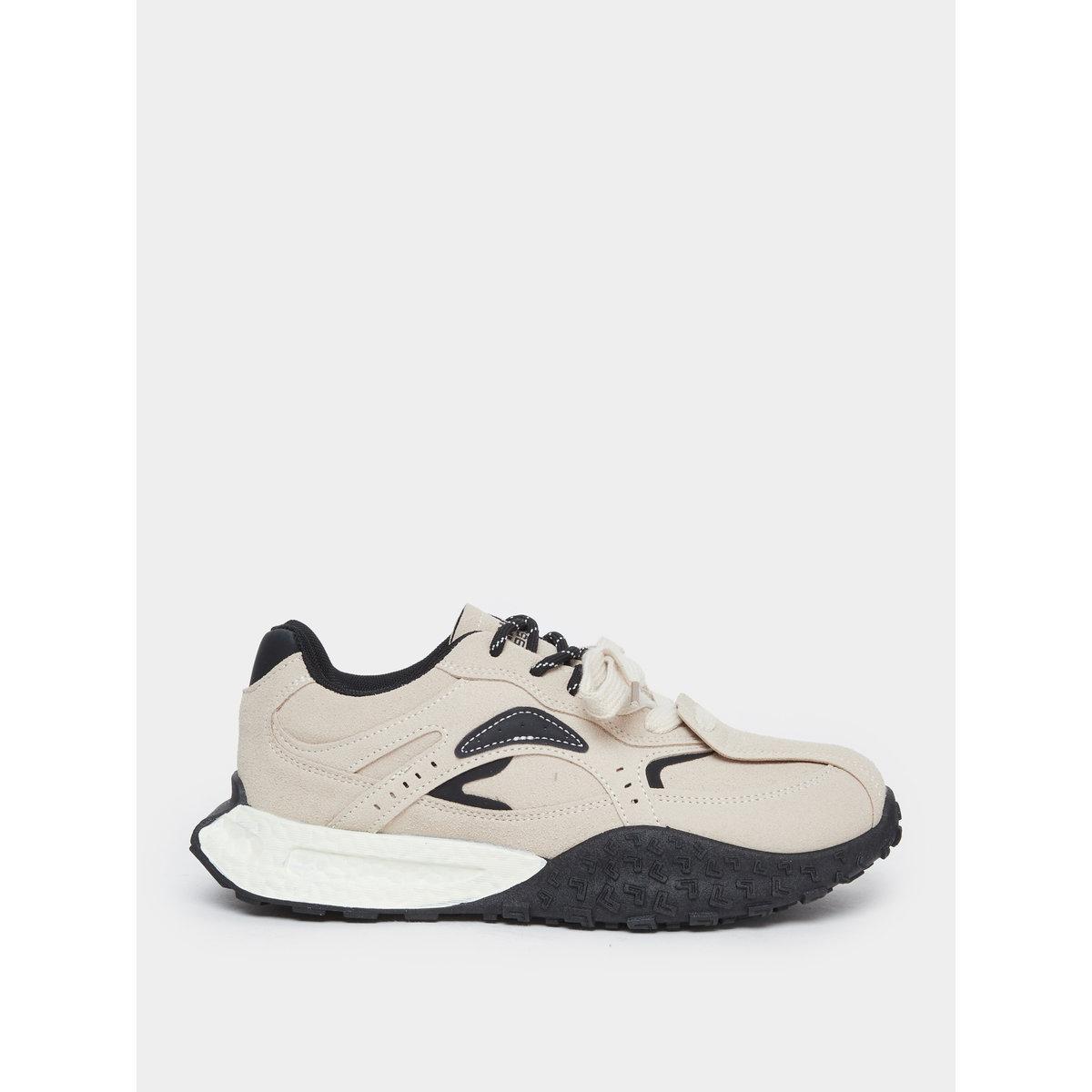 Styli Women Contrast Panel Lace Up Sneakers-women-shoes-sneakers-image-1