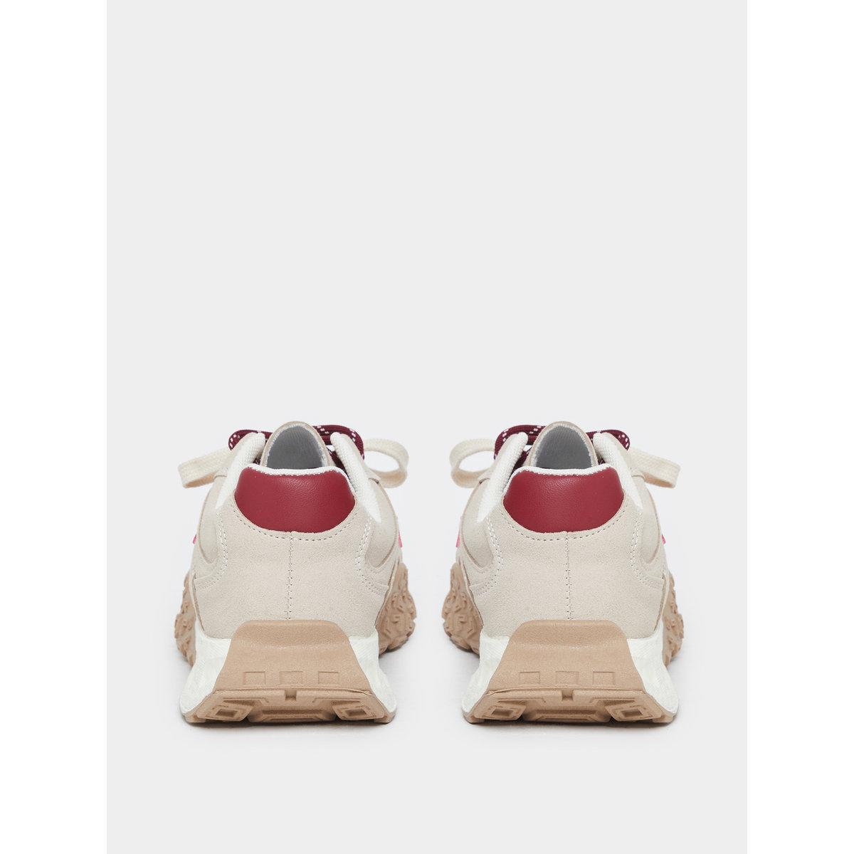 Styli Women Contrast Panel Lace Up Sneakers-women-shoes-sneakers-image-5