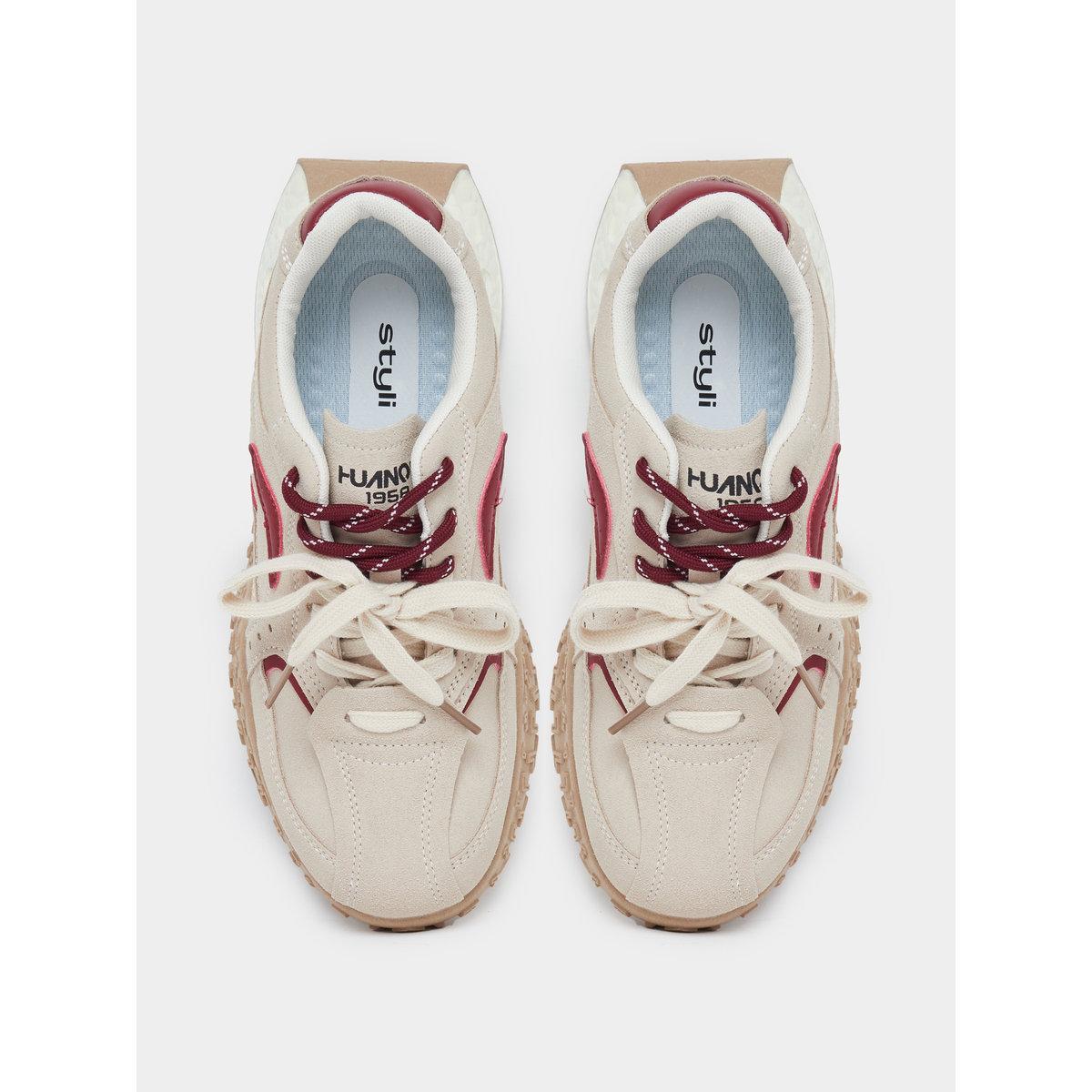 Styli Women Contrast Panel Lace Up Sneakers-women-shoes-sneakers-image-6