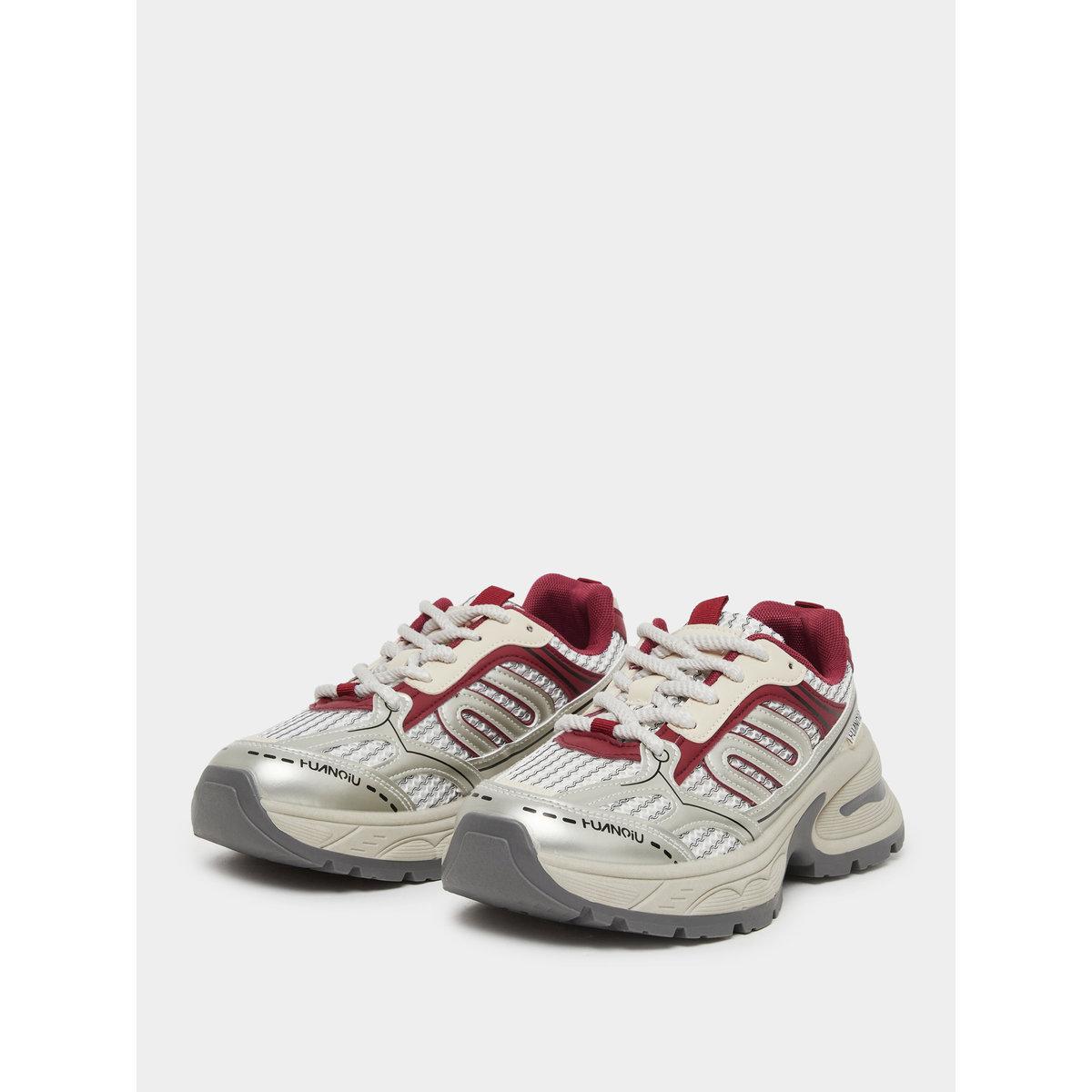 Styli Chunky Sole Lace Up Sneakers-women-shoes-sneakers-image-3