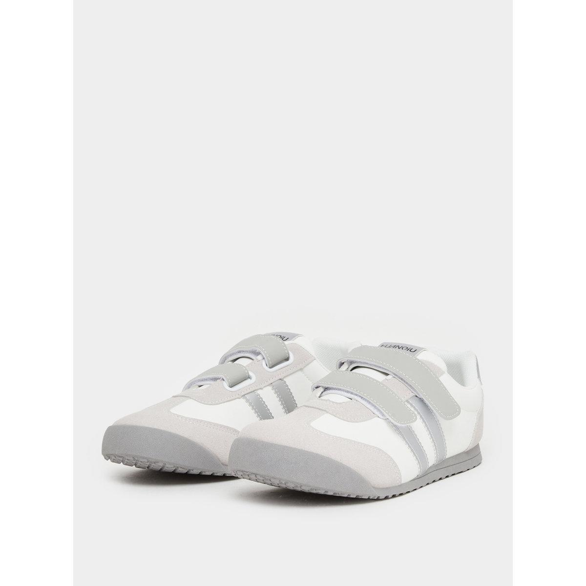 Styli Women Silver Stripe Velcro Sneakers-women-shoes-sneakers-image-3