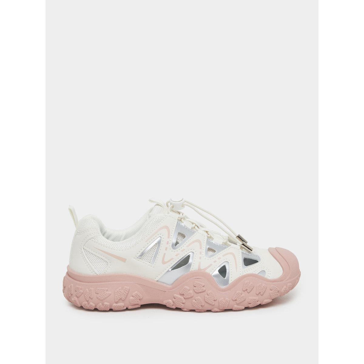 Styli Women Textured Sole Toggle Lace Sneakers-women-shoes-sneakers-image-2