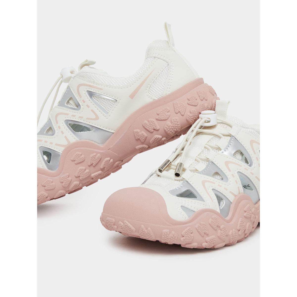 Styli Women Textured Sole Toggle Lace Sneakers-women-shoes-sneakers-image-4