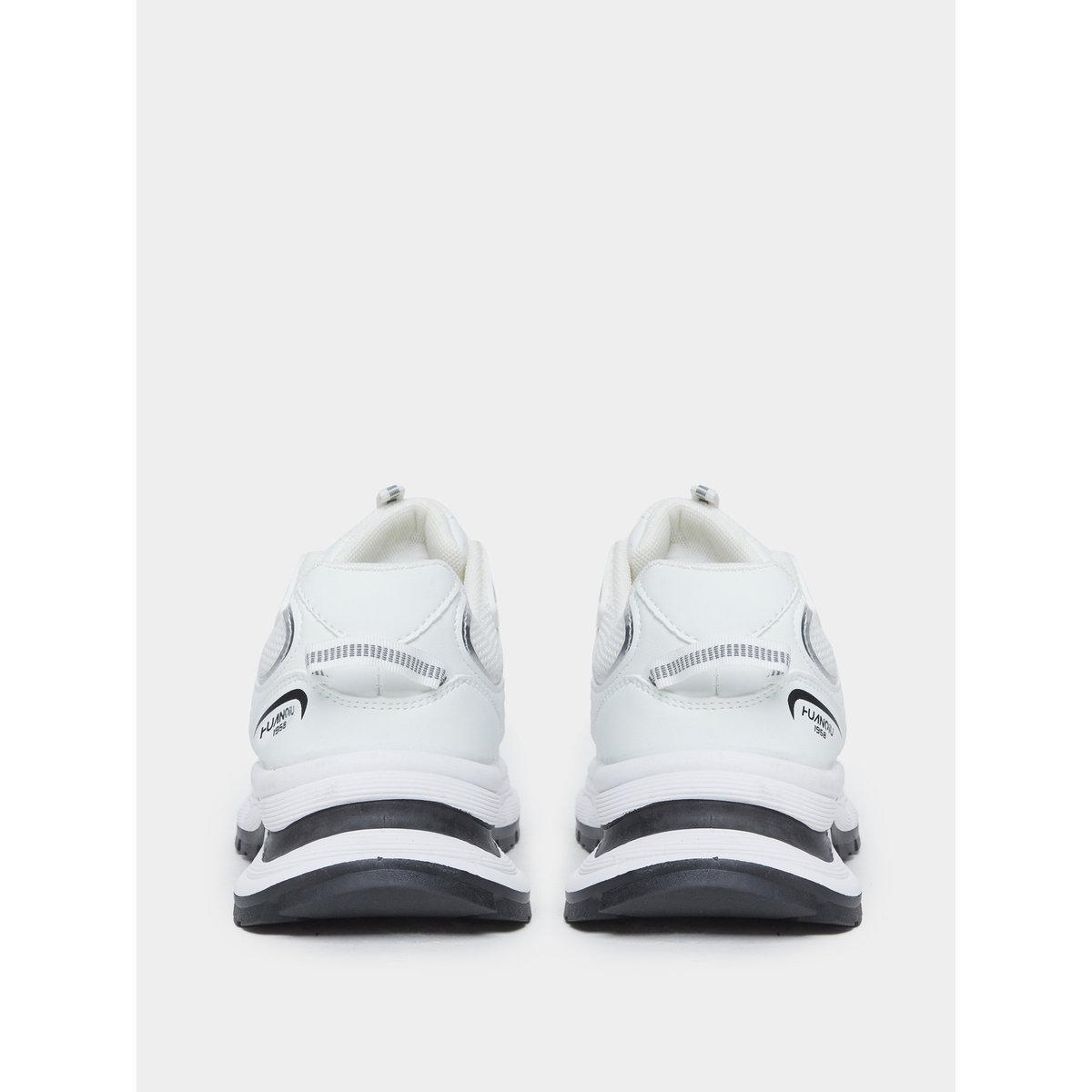 Styli Women White Metallic Chunky Sneakers-women-shoes-sneakers-image-4