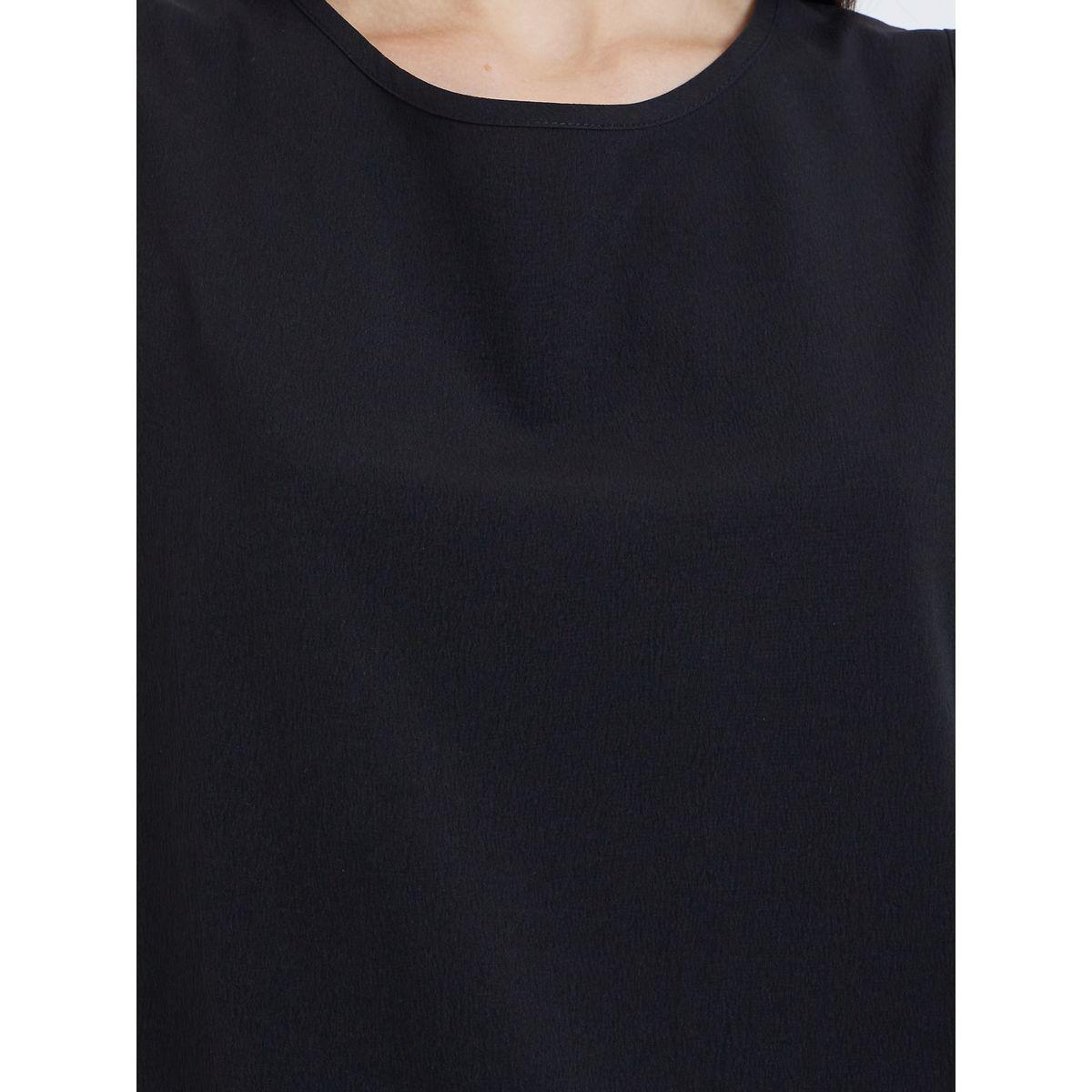 Styli Women Black Solid Top and Skirts Co-Ords-women-clothing-coordsets-image-3