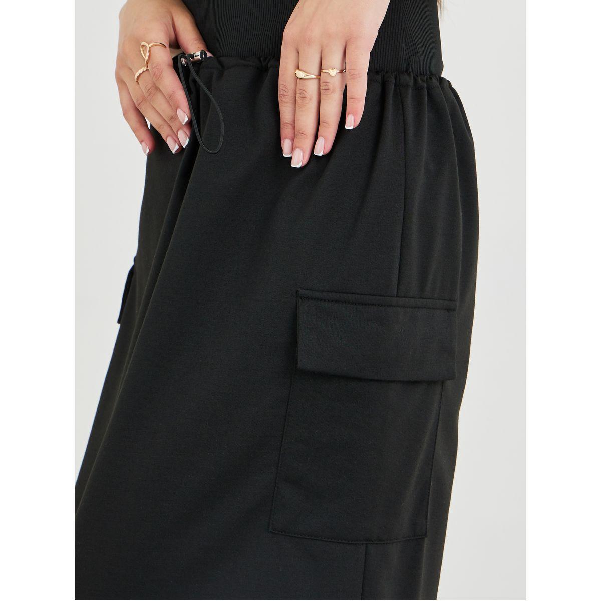 Styli Cargo Maxi Skirt with Toggle String-women-clothing-bottoms-skirts-image-3