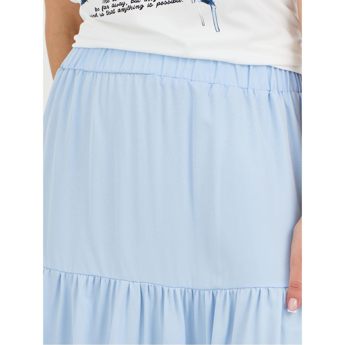 تنورة طويلة بتفاصيل كسرات مع خصر مطاطي-women-clothing-bottoms-skirts-image-3