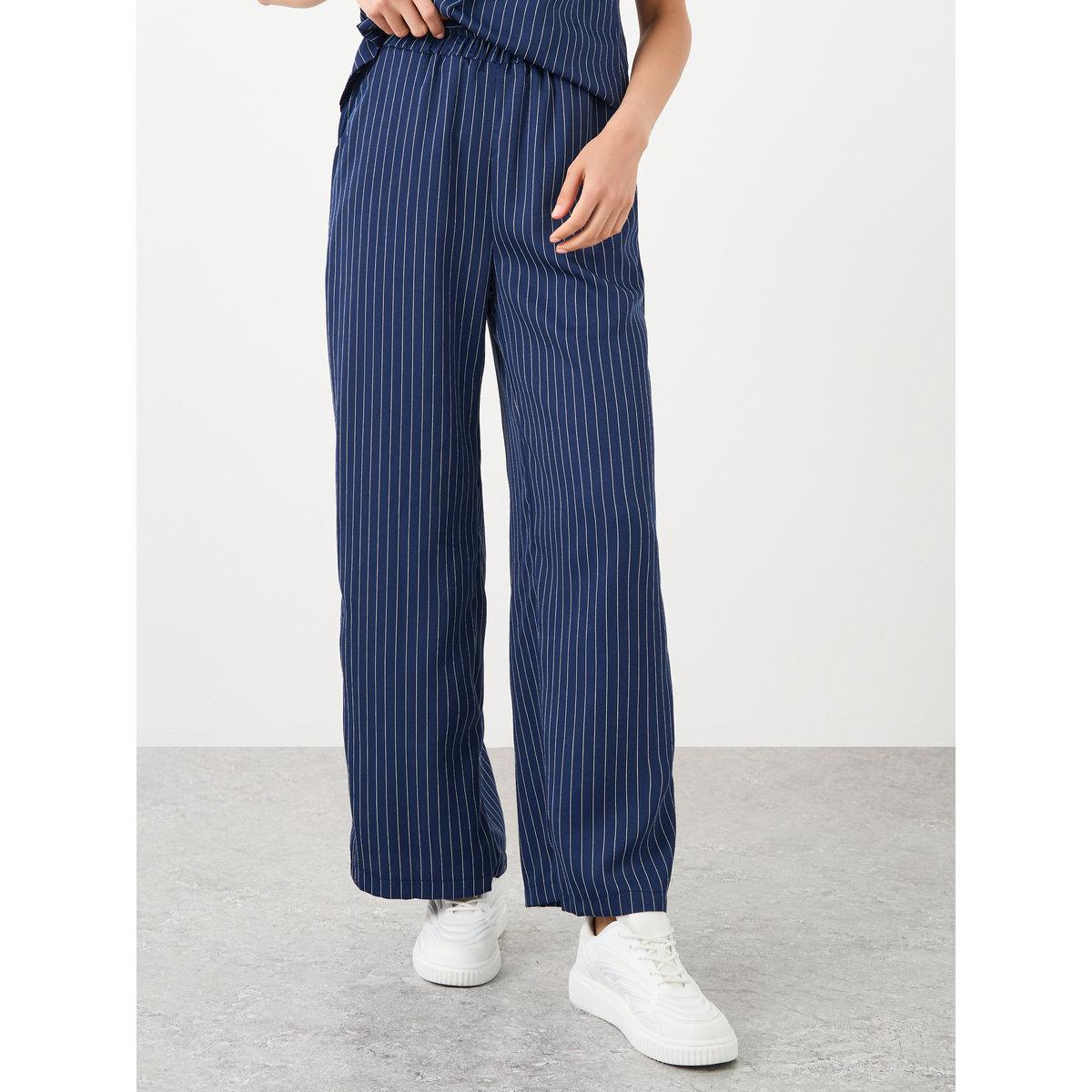 Styli Regular Fit Striped Shirt and Pants Co-Ords-women-clothing-coordsets-image-6