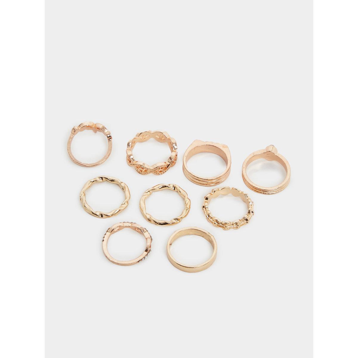 مجموعة من 9 - خواتم متنوعة-women-watchesandjewellery-jewellery-rings-image-3