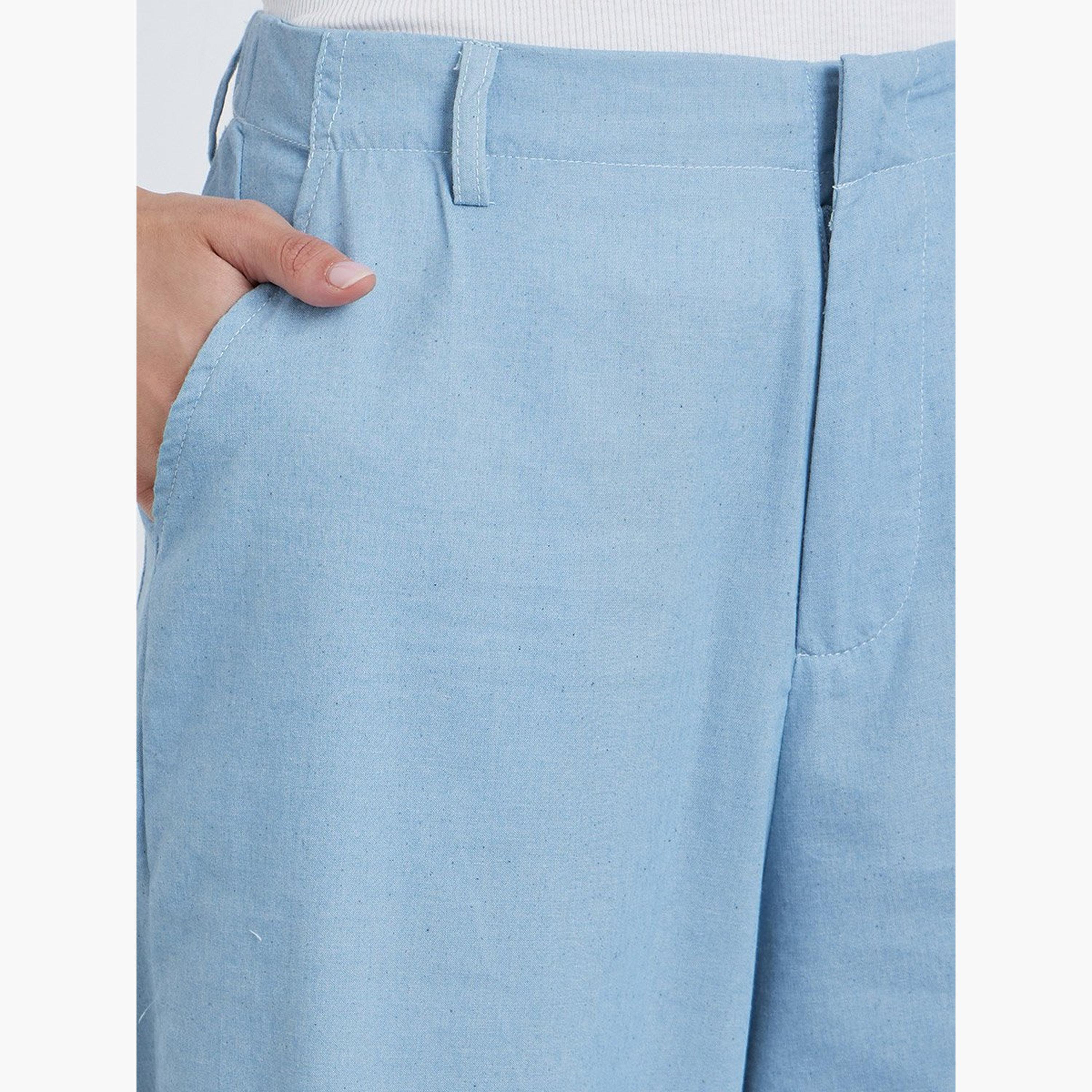 ستايلي - بنطال جينز للنساء واسع الساق وخصر مرتفع-women-clothing-bottoms-jeans-image-3
