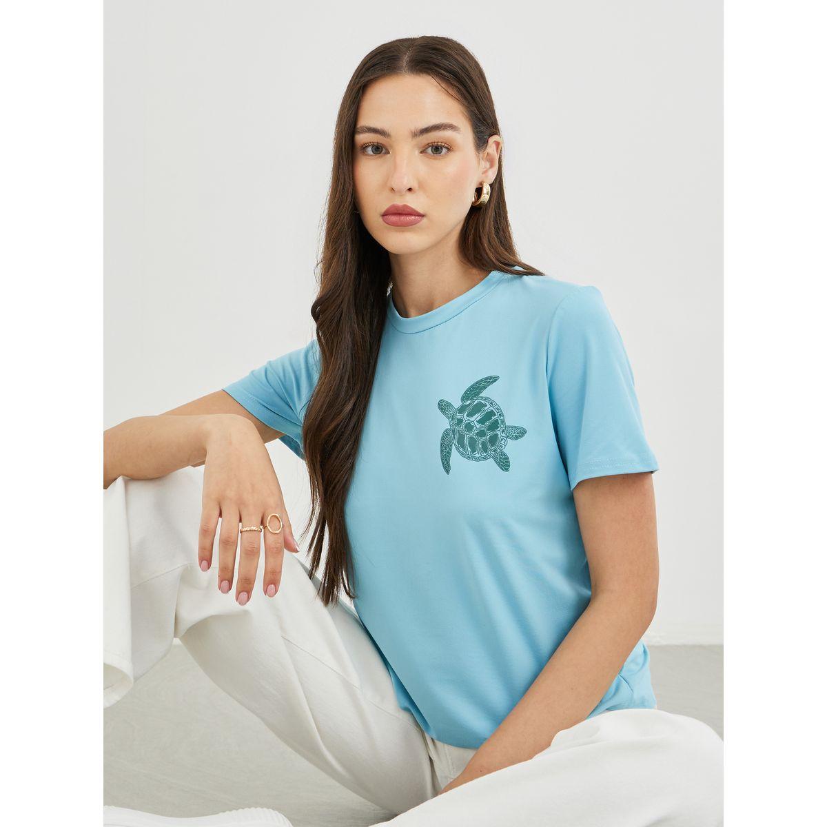 Styli Graphic Print Short Sleeve T-Shirt-women-clothing-tshirts-image-1