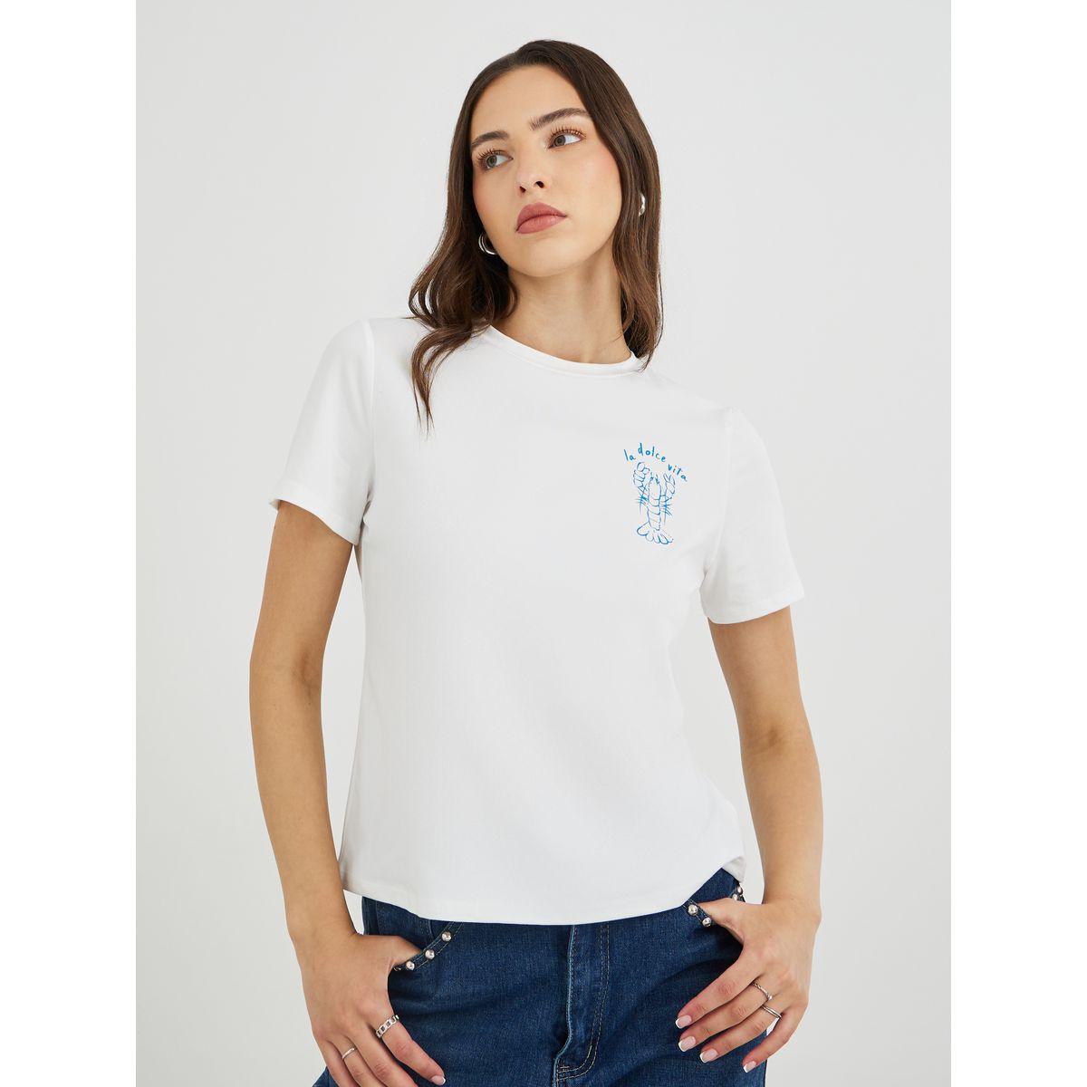 تيشيرت بطبعة جرافيك وأكمام قصيرة-women-clothing-tshirts-image-3