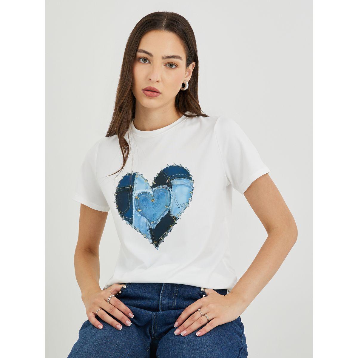 Styli Graphic Print Short Sleeve T-Shirt-women-clothing-tshirts-image-1