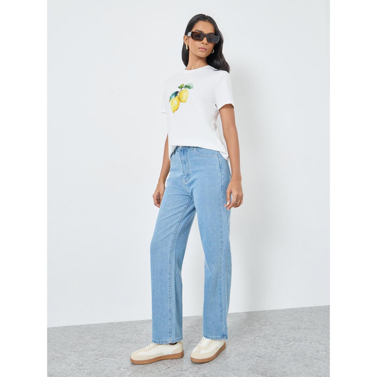 Styli Women Lemon Graphic Print T-Shirt-women-clothing-tshirts-image-2
