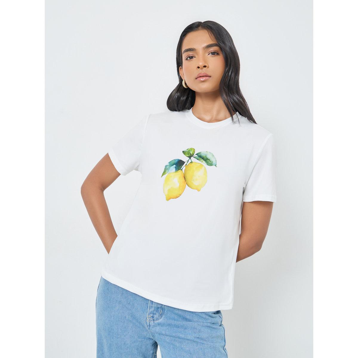 Styli Women Lemon Graphic Print T-Shirt-women-clothing-tshirts-image-3