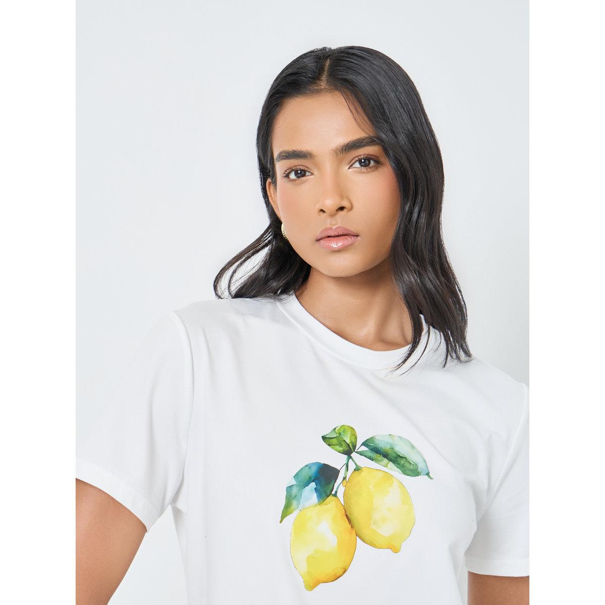 Styli Women Lemon Graphic Print T-Shirt-women-clothing-tshirts-image-4